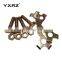 Factory manufacture gn125 decorative motorcycle sprocket screws with nut bolt
