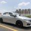 Chrome Door Visor Side Window Deflector Shade Sun Rain Shield Silver Strips Guard for Honda City