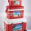 8L 20L 50L EPS Foam Plastic Picnic Ice Box Set Portable Food Beer Cans Cooler Box With Wheel