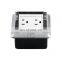 Canada US USA Mexico Double Port Outlet Electrical 15a 125V Universal Floor Socket Box Electrical Plugs Sockets