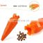 carrot shaped treats dog toy accept custom color pet toy TPR non-toxic and durable pet products