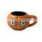 fruit shape ceramic halloween pumpkin coffee gift mug