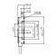 Encoder Sensor for AC Asynchronous Motor of EV Golf Cart Forklift Parts Three Bracket Type
