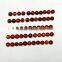 Mozambique Red Garnet 3x3 mm round cabochon