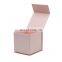 Wholesale bulk pink color small cube shape magnetic belt retail gift box packaging