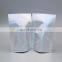 Custom printed Resealable transparent silver polyester film aluminium plastic packaging food bag with zipper