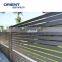 High quality grey color cheap palisade fence available in a flat