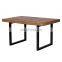 Manufacturer standard furniture square steel metal iron coffee U shaped table legs
