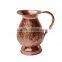 BEST MANUFACTURER OF COPPER STEEL WATER PITCHER FROM INDIA COPPER WATER JUG FROM INDIA
