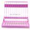 Kitchen Dish Drainer Plate PP Plastic Folding Dish Drain Drying Rack with 12 Grid Storage