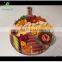 Acacia wood chopping board wooden kitchen bread board pizza shovel with handle round wooden tray