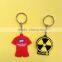 2015 custom rubber keychain / 3d Logo key chain/ soft pvc keychain