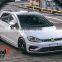 Runde ABS Material R Style Body Kit Front Rear Bumper Side Skirt Grille For 12-17 Volkswagen Golf 7 And Golf 7.5 Body Kit