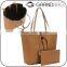 New designer genuine leather lady handbag custom leather tote bag fashion women hand bags