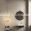 Hanging Pendant Lamp Cylinder Dual Glass Kitchen Pendant LED Light