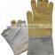 Aramid no-woven 300 degree heat resistant gloves, BBQ gloves