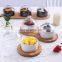 Round Bamboo Serving Tray Bowl Set Wholesale Eco Friendly Multi-purpose Bamboo Serving Tray
