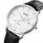 Custom Logo SKMEI 1801 High Quality Stainless Steel New Janpan Movement Genuine Leather Quartz Watch