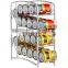 Hot Sale Beverage Display Stand Cola Can Storage Rack Metal Shelf Iron Self-Pickup Drink Holder