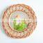 High Quality Sunburst Bohemian Rattan Mirror Boho Home Decor Vintage Style Decor Living Room WHolesale made in Vietnam