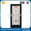 Modern Fashion Solid Flat Top Wrought Iron Double Swing Door