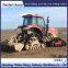 Retrofitting agricultural tractors with anti sinking semi chain tracks to prevent slipping on muddy ground