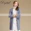 Casual Vintage Women's Winter Coat Custom Knitted Pure Cashmere Cardigan with Hood Winter Sweater