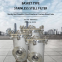 Stainless Steel Liquid Paper Pulp Magnetic Strainer Filter With Flange