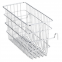 High Quality Wholesales Stainless Steel Woven Mesh Basket With Handle For Goods Storage