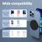 New Trending Transparent Wireless Charger for iphone 14 13 Magnet Charging Built in 1.5M Cable Fast Magnetic Wireless Chargers