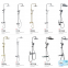 Enhanced bathing comfort; equipped with a variety of safety protection functions, improving durability Thermostatic shower set series