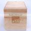 Newest China style gift packing tea box wood handmade tea packing box