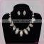 Latest Fashion Having Stock Diamond Necklace and Earring Jewelry Set
