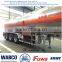 Aluminum Fuel Tank Trailer 4 Cbm, Fuel Tanker Semi Truck