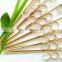 10cm bamboo bbq sticks for vegetables party use