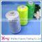 100 percent virgin color polyester spun sewing thread