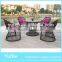 rattan round tea table with the cheapest chairs