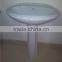 22 inch new design basin with higher pedest