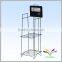 Red/OEM color 2 tiers china suppliers banner storage rack