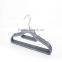 wholesale plastic slim clothes hanger non flocked