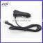 High quality car cigarette lighter plug with switch,led light to dc power cable