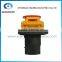 Ignition Momentary Press Push Button Switch YCZ4-A Emergency stop 7 Pin IP55 Protective cover On Off Red Green sign brass feet