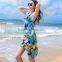 Fashion Scarf 2015 hot selling sexy blue bikini wrap dress