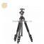 Q471 Aluminum Camera Tripod for Digital & Video & DSLR 1520MM height Professional 15KG Load Camera & photographic tripod Q666