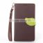 High quality wallet hit color pattern cute leaf buckle leather case for Sony Xperia Z4 with card slot