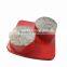 Double Rounds Segments Redi Lock Diamond Metal Concrete Disc Floor Polishing Pads