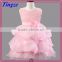 Hot selling wholesale boutique handmade flowers girls frocks lace wedding dresses TR-WS13