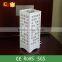 Home decorative fashionable carved color change wood table lamp