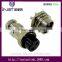 INST GX16 2pin metal srcew waterproof airplug connector