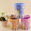 cute and durabel metal pen container with detachable lid